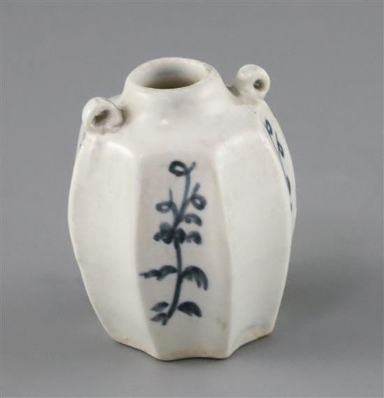 A Chinese blue and white jarlet, Yuan dynasty or later, H. 7.2cm